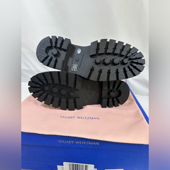 Stuart Weitzman Maverick Bedford Moto Bootie Black Leather Size 6B - Picture 8 of 8